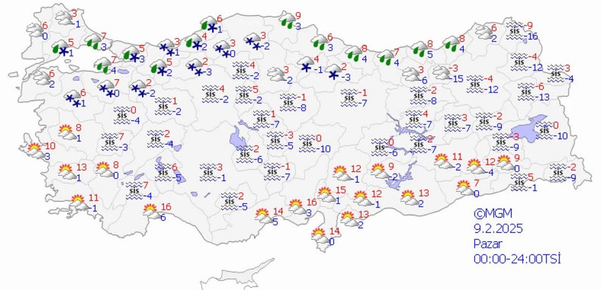 MGM'den hava durumu alarmı: Kar fırtınası ve çığ tehlikesine dikkat - Resim : 4