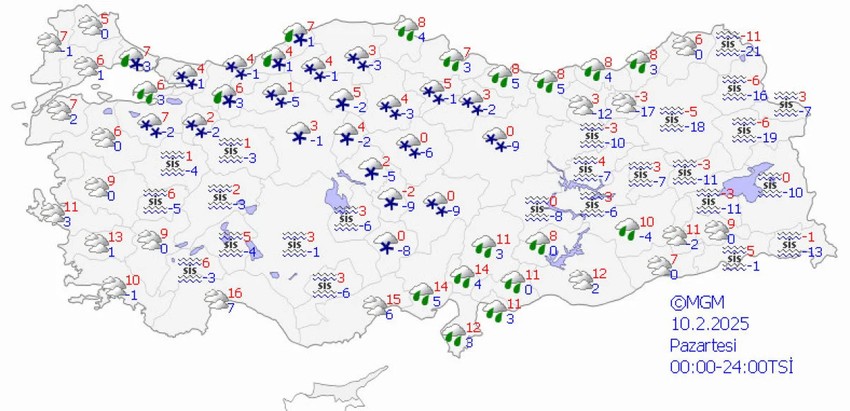 MGM'den hava durumu alarmı: Kar fırtınası ve çığ tehlikesine dikkat - Resim : 5