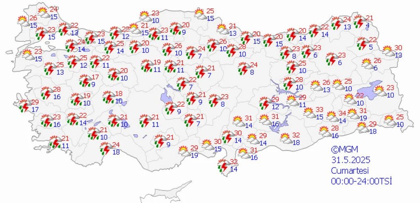 Bayramda tatil planı olanlar dikkat: Hava tahmin raporu açıklandı - Resim : 1
