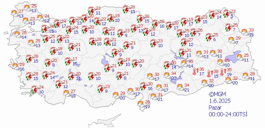 Bayramda tatil planı olanlar dikkat: Hava tahmin raporu açıklandı - Resim : 3
