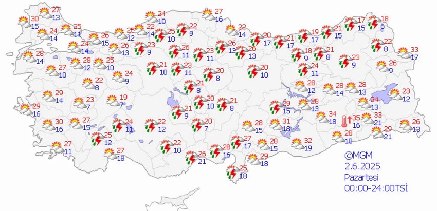 Bayramda tatil planı olanlar dikkat: Hava tahmin raporu açıklandı - Resim : 4