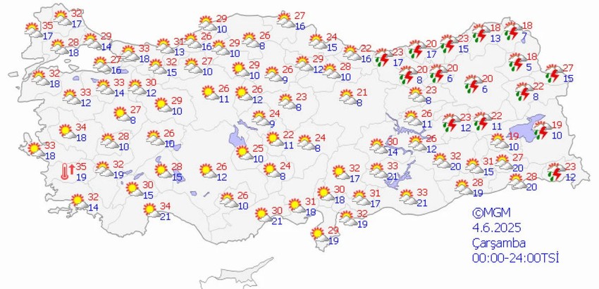 Bayramda tatil planı olanlar dikkat: Hava tahmin raporu açıklandı - Resim : 6