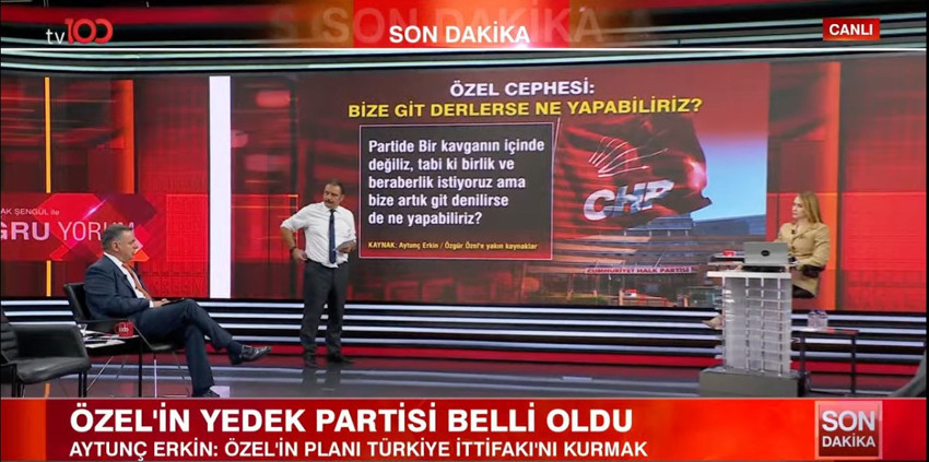 İlk kez tv100'de! Bomba kulis bilgisi! Özgür Özel'in 