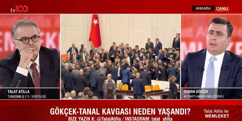 AK Parti Ankara Milletvekili Osman Gökçek tv100'de: