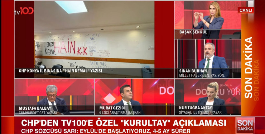 CHP'den tv100'e özel