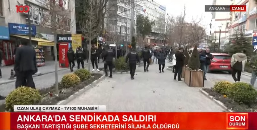 Ankara'da Sendika Binasında Silahlı Saldırı: Şube Başkanı, sekreteri vurup, intihar etti! - Resim : 3