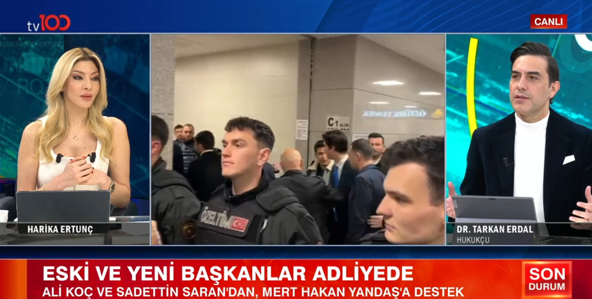 Yargılama sürerken futbolcular, aktif spor hayatına dönebilir mi? Hukukçu Dr. Tarkan Erdal tv100’de anlattı - Resim : 1