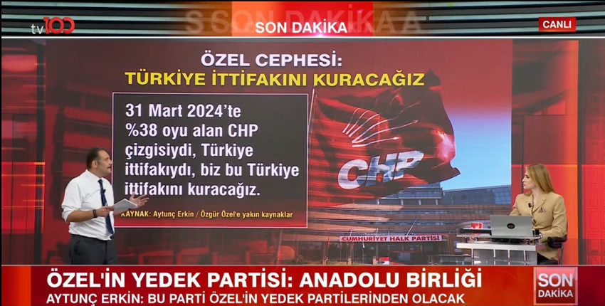 İlk kez tv100'de! Bomba kulis bilgisi! Özgür Özel'in 