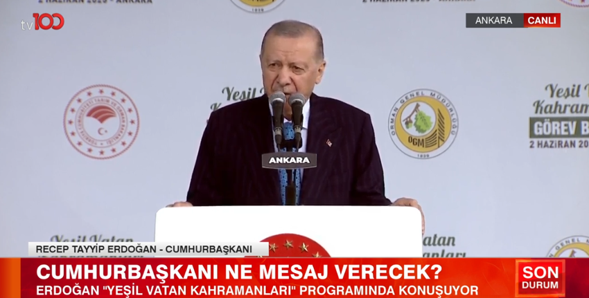 Cumhurbaşkanı Erdoğan "Yeşil Vatan Kahramanları" programında konuştu: "Bu büyük bir ihanettir" - Resim : 1