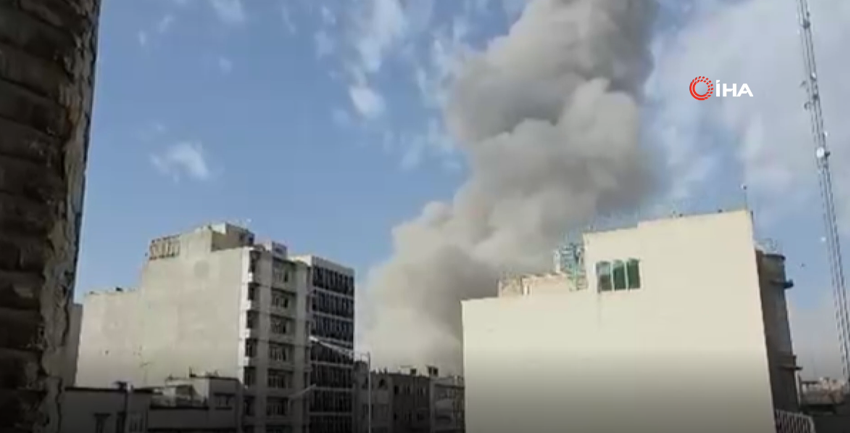 İsrail, İran'a saldırı başlattı! Tahran'dan dumanlar yükseliyor - Resim : 4