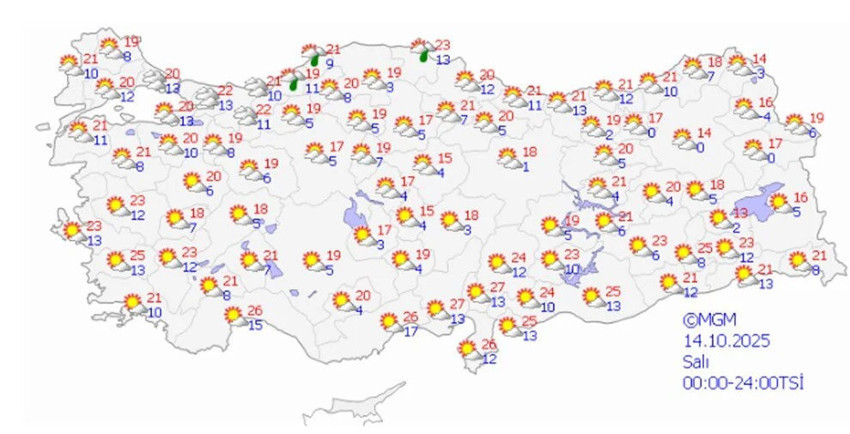 Meteoroloji’den 16 il için sarı kodlu alarm: Sağanak ve kar geliyor! - Resim : 3