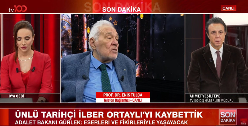 &Uuml;nl&uuml; tarih&ccedil;i İlber Ortaylı hayatını kaybetti! tv100 yayınında duygulandıran anlar! Ahmet Yeşiltepe: Hafızamızı kaybettik! - Resim : 1