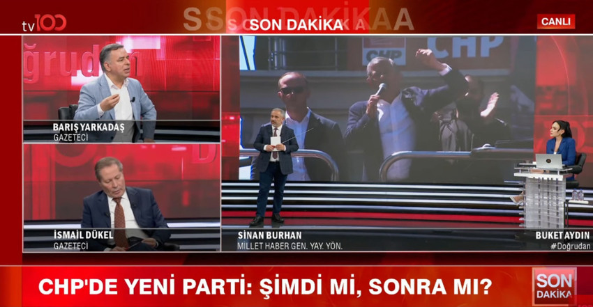 Sinan Burhan tv100'de açıkladı!