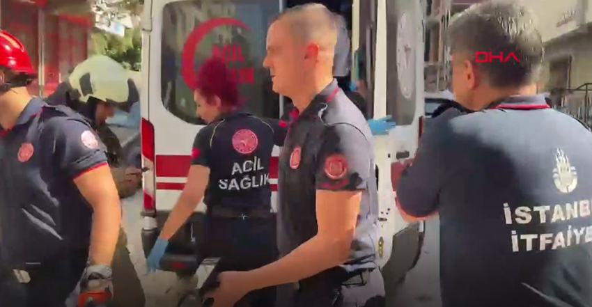 Avcılar'da korkutan anlar! Çalışma bir anda felakete dönüştü - Resim : 1