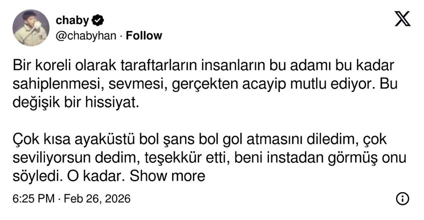 Koreli fenomen Chaby Han, Beşiktaş'ın forveti buluştu! Paylaşımına düştüğü not olay oldu! "Çilek kokuyordu" - Resim : 3
