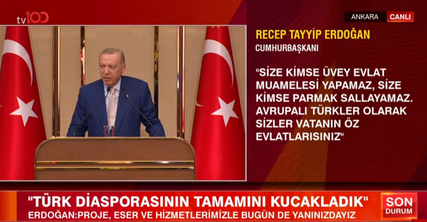 Cumhurbaşkanı Erdoğan: "Avrupa Türklerini ezdirmeyiz" - Resim : 2