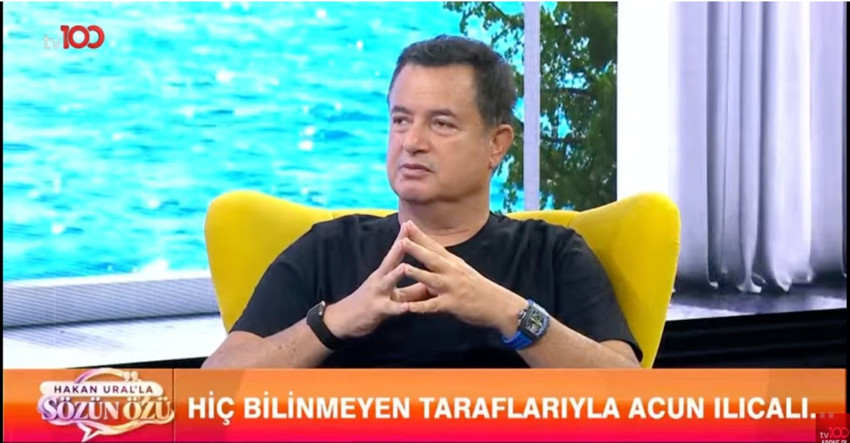 Acun Ilıcalı'dan tv100'de çok samimi açıklamalar: "O bir avuç insanı asla unutmayacağım" - Resim : 1
