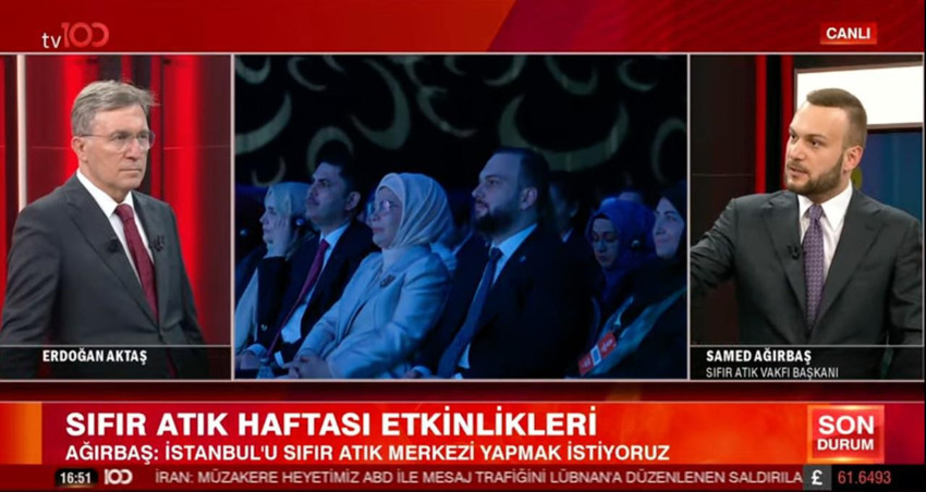 Sıfır Atık Vakfı Başkanı Samed Ağırbaş'tan tv100'de dikkat çeken açıklamalar: Dev organizasyonu anlattı: "183 ülke İstanbul'da buluşacak" - Resim : 3