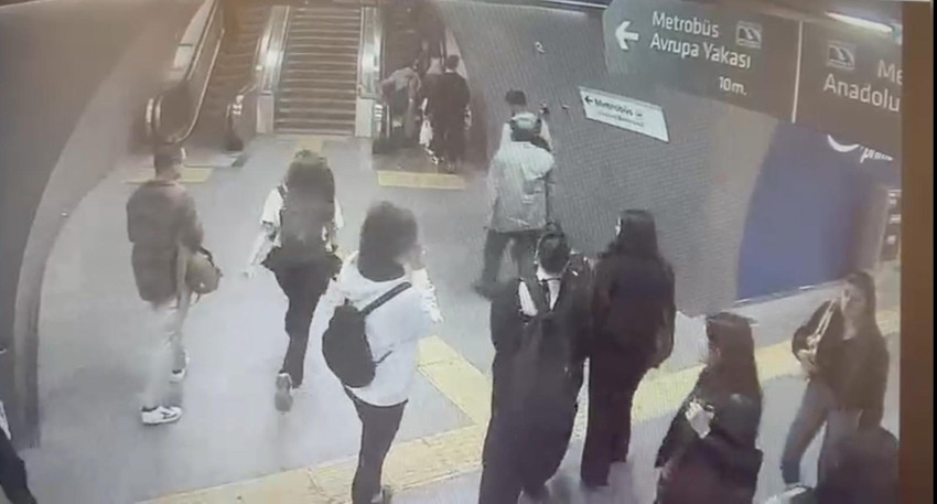 Gayrettepe metro istasyonunda akılalmaz kavga: Hıncını alamayan kadınlardan biri yürüyen merdivenden aşağı düştü! - Resim : 4