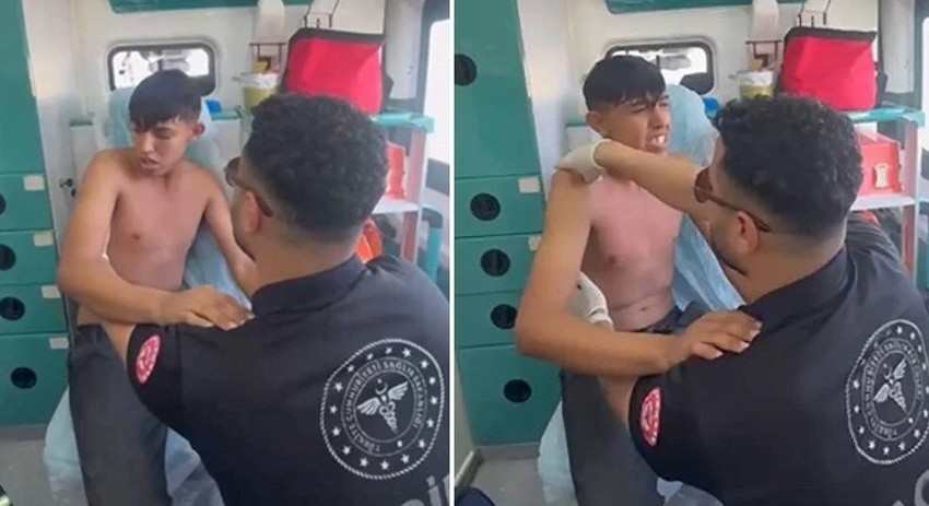 Omzu çıktı, tek hamlede yerine oturdu - Resim : 1