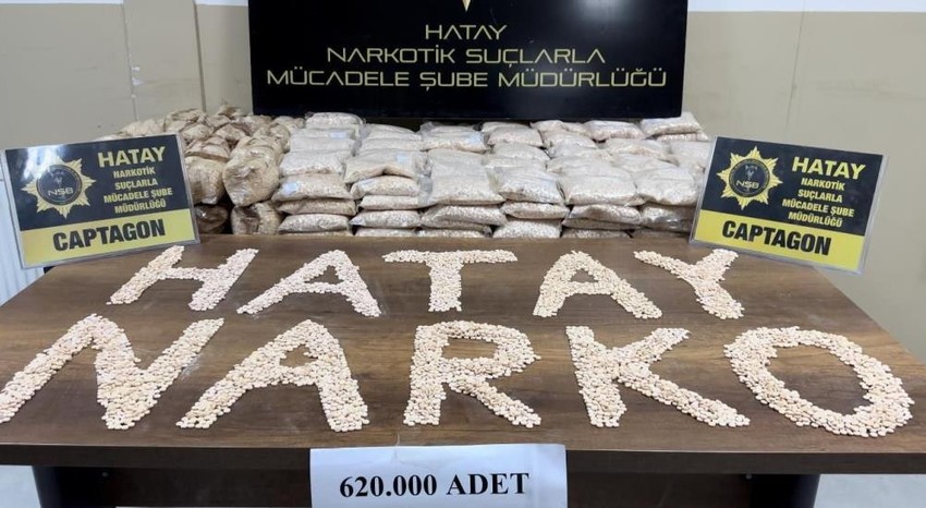 Hatay'da büyük narkotik operasyonu! 620 bin adet uyuşturucu hap ele geçirildi - Resim : 3