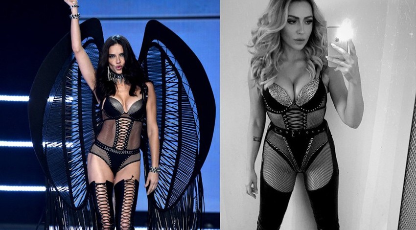 Hadise Adriana Lima'ya özendi