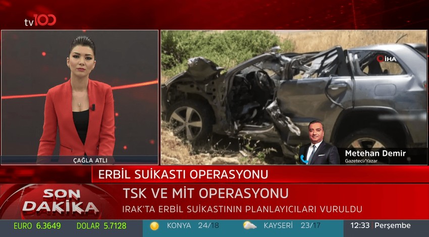 Metehan Demir TSK ve MİT'in Erbil suikasti planlayıcılarına yaptığı operasyonları değerlendirdi