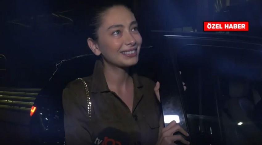 Neslihan Atagül'den muhabirlere kontra sorular