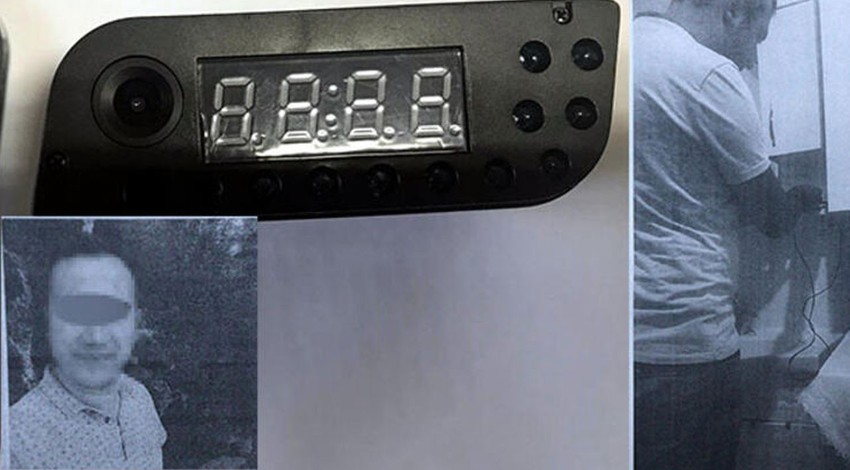 Evinin banyosuna gizli kamera yerleştiren şahıs serbest bırakıldı
