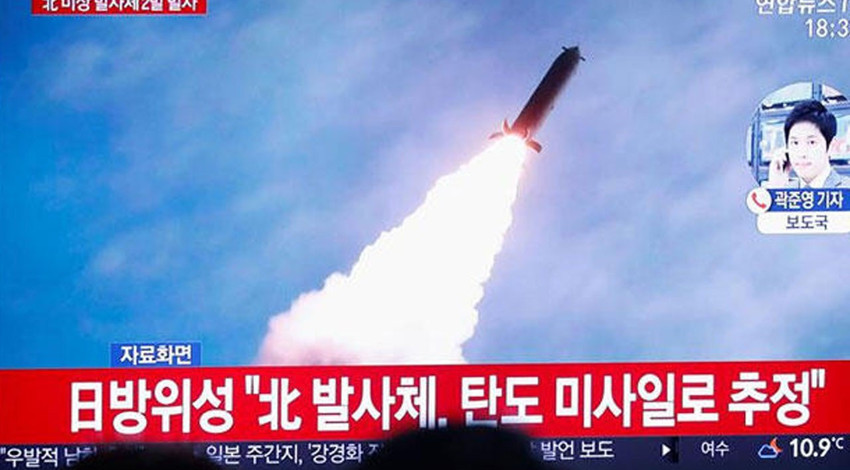 Füzeler peş peşe ateşlendi, televizyonlar canlı yayına geçti!