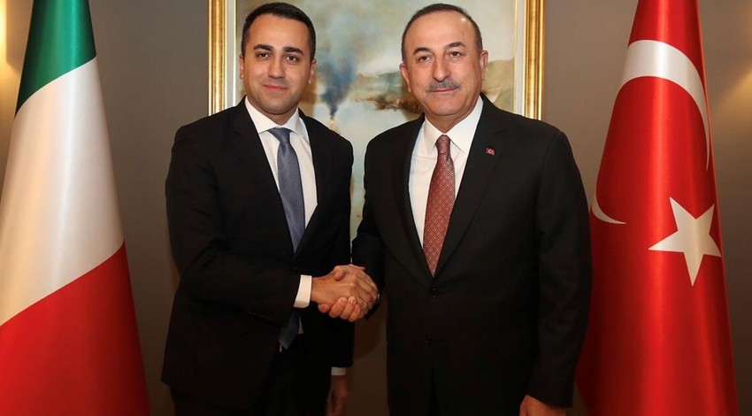 Çavuşoğlu, İtalyan mevkidaşı ile görüştü