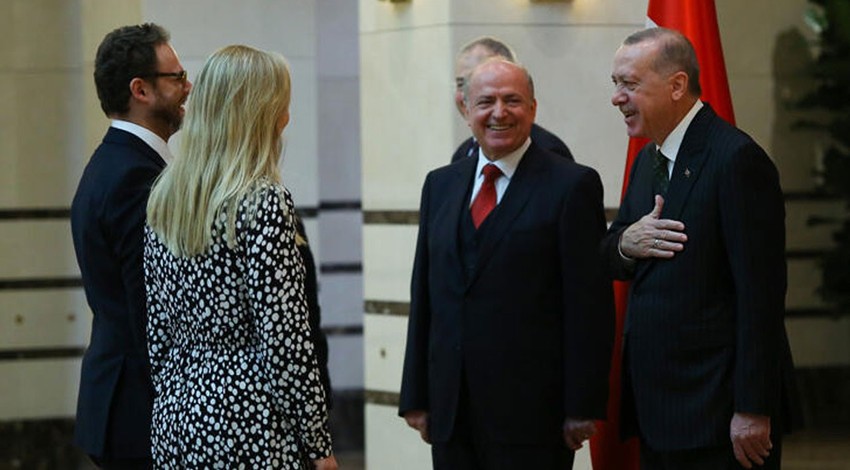 Beştepe'de dikkat çeken selam