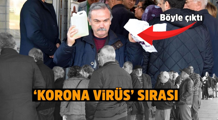 İzmir'de 'korona virüs' sırası