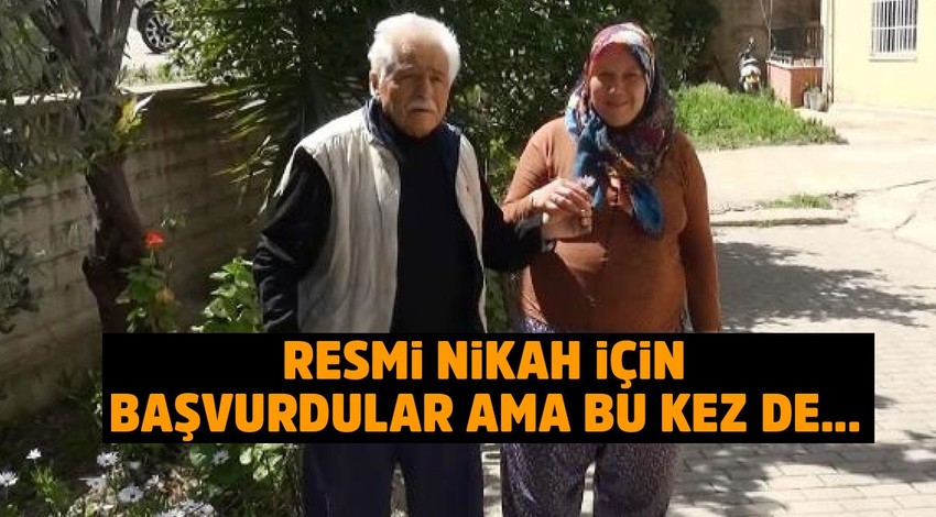 21 yıldır dini nikahla yaşıyorlardı...