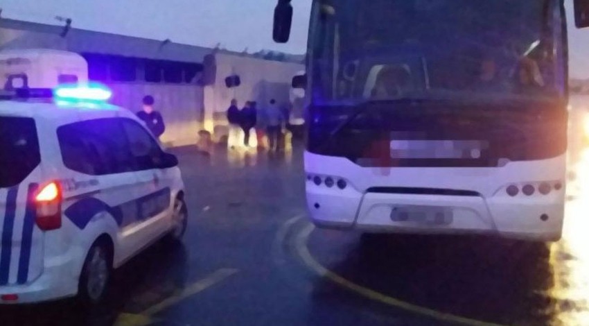 Otobüste yakalanan 4 korona virüs hastası için suç duyurusu ve para cezası