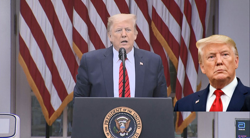 Trump soruya sinirlendi, kürsüyü terk etti