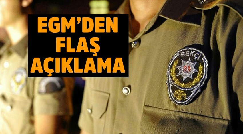 EGM'den 'Bekçi' açıklaması