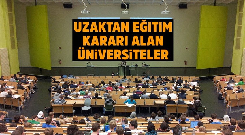 Üniversitelerden uzaktan eğitim kararı