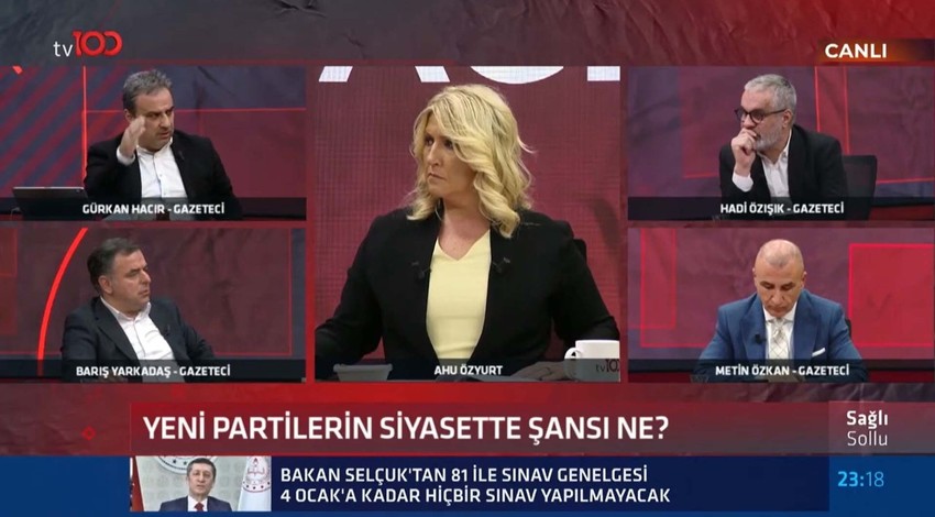 Gürkan Hacır, Aksoy Araştırma'dan çarpıcı seçim anketini tv100'de açıkladı