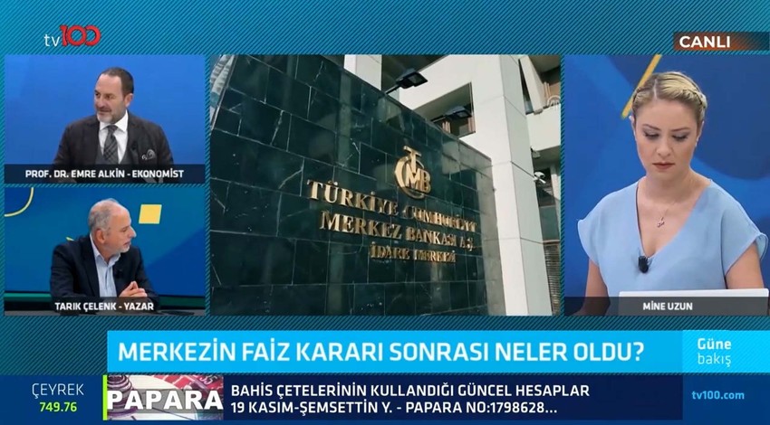 Prof. Dr. Emre Alkin: Merkez Bankası yönetimleri önce güzel başlıyor...