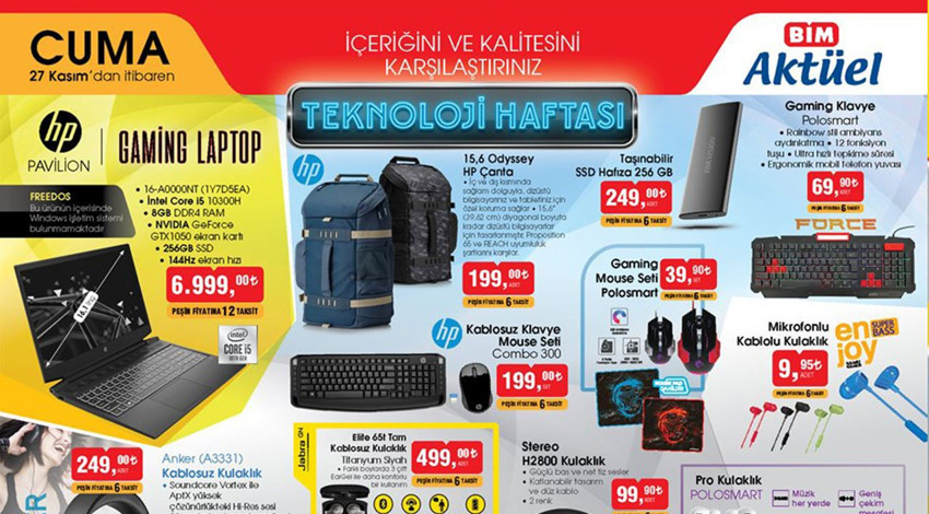 BİM 28 Kasım 2020 Aktüel ürünler kataloğu! BİM'de bu hafta neler var?