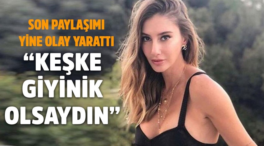 Şeyma Subaşı'nın direk pozu olay oldu! "Keşke giyinik olsaydın"