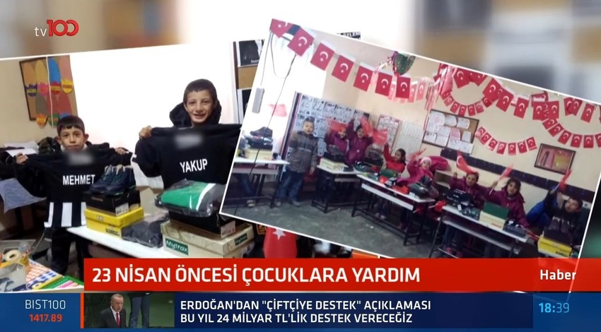 23 Nisan öncesi çocuklara yardım