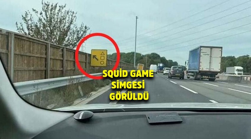 Squid Game dizisinin simgesi Londra'da bir tabelada görüldü! Polis açıklama yaptı