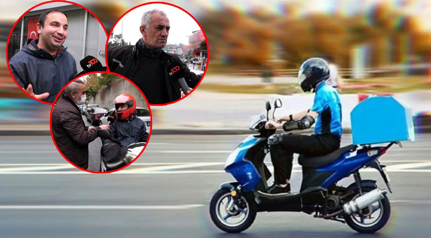 Moto kuryelerin yaşadıklarına TV100 tanıklık etti