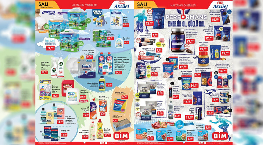 Bim aktüel ürünler kataloğu yayınlandı! Bim 11 Ocak aktüel ürünler indirimli fiyat listesi