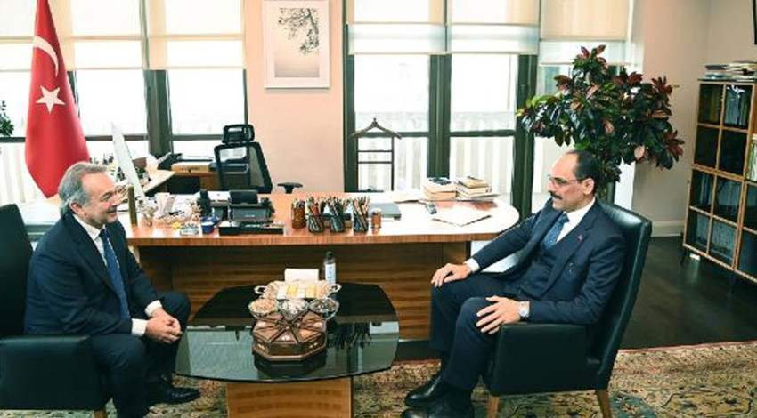 Sözcü Kalın, Fransa Cumhurbaşkanı Özel Temsilcisi ile görüştü