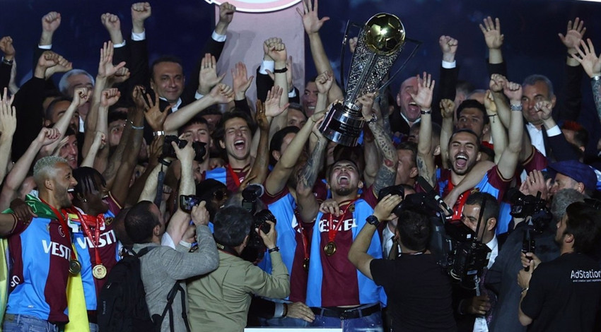 Fırtına kupasına kavuştu