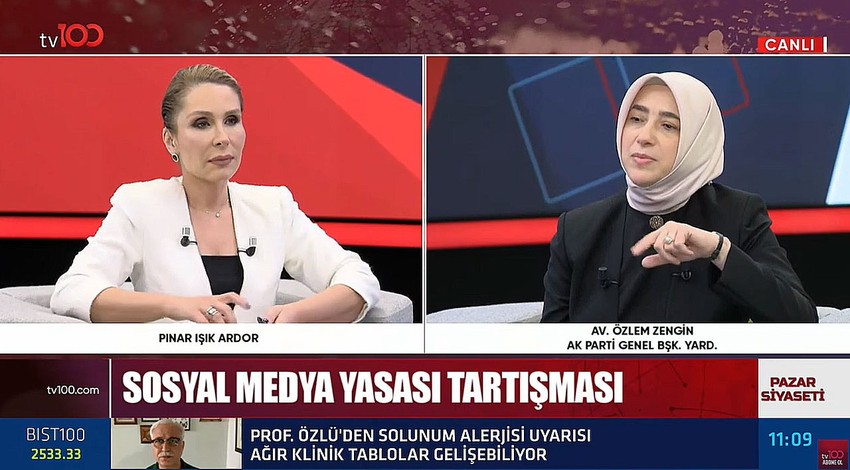 AK Parti Genel Başkan Yardımcısı Avukat Özlem Zengin: Sosyal medya yasası tartışması