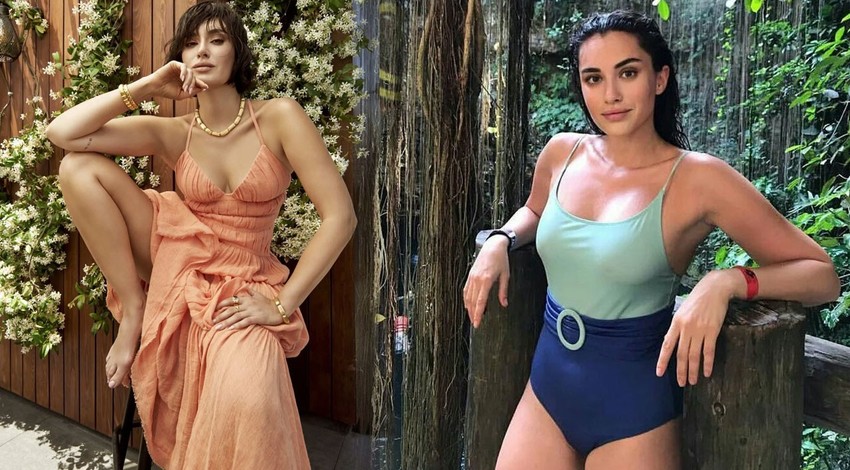 Hande Doğandemir, havuz başındaki pozlarıyla mest etti